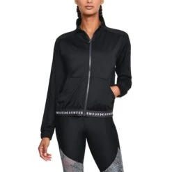 UNDER ARMOUR Women's HeatGear Armour Full-Zip Jacket -Nicestyle Shop 2060538 001 alt2