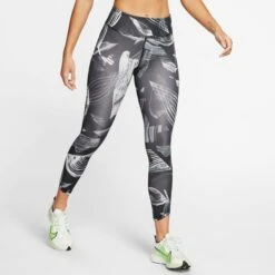 NIKE Women's Fast Floral Print Tights -Nicestyle Shop 2065006 001 alt2