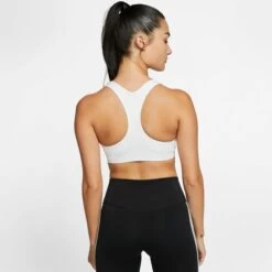 NIKE Women's Medium-Support Nike Swoosh Sports Bra -Nicestyle Shop 2065007 101 alt3