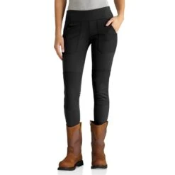 CARHARTT Women's Force Fitted Midweight Utility Leggings -Nicestyle Shop 2071469 001 alt2