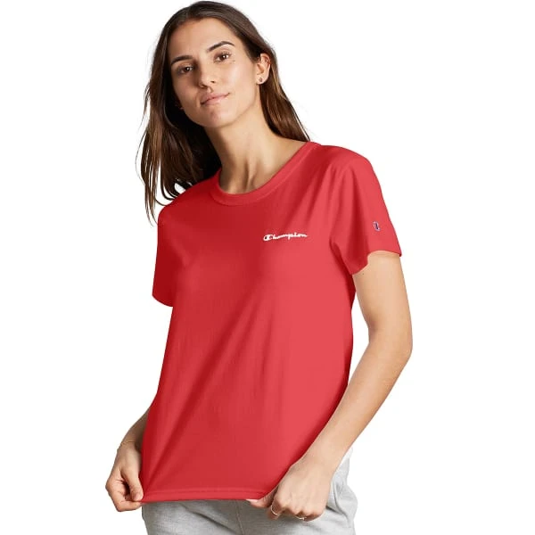 CHAMPION Women's Short-Sleeve Jersey Tee 2 CHAMPION Women's Short-Sleeve Jersey Tee - Image 2