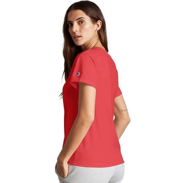 CHAMPION Women's Short-Sleeve Jersey Tee 3 CHAMPION Women's Short-Sleeve Jersey Tee - Image 3