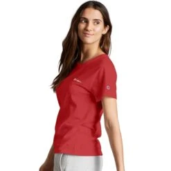 CHAMPION Women's Short-Sleeve Jersey Tee 8 CHAMPION Women's Short-Sleeve Jersey Tee -Nicestyle Shop 2072263 613 alt3