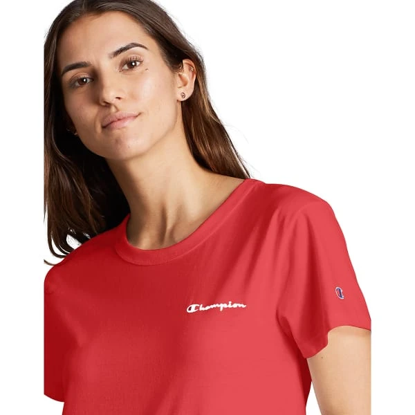 CHAMPION Women's Short-Sleeve Jersey Tee 5 CHAMPION Women's Short-Sleeve Jersey Tee - Image 5