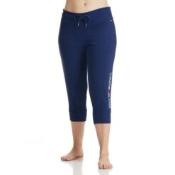 TOMMY HILFIGER SPORT Women's Signature Slim Capri