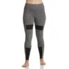 BSP Women's High-Waisted Leggings W/ Mesh