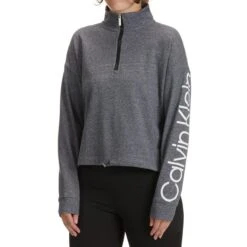 CALVIN KLEIN Women's 1/2-Zip Pullover -Nicestyle Shop 2076454 001 alt2