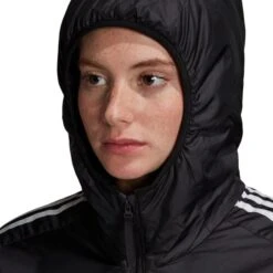 ADIDAS Women's Essentials Insulated Hoodie Jacket -Nicestyle Shop 2076800 001 alt7