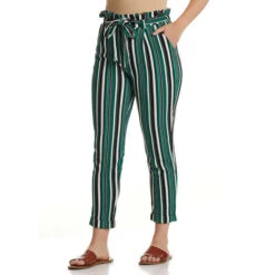 ALMOST FAMOUS Women's Knit Striped Pants -Nicestyle Shop 2076910 308 alt2