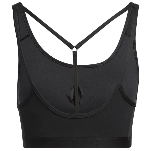 ADIDAS Women's Yoga Essentials Medium Impact Sports Bra 2 ADIDAS Women's Yoga Essentials Medium Impact Sports Bra - Image 2
