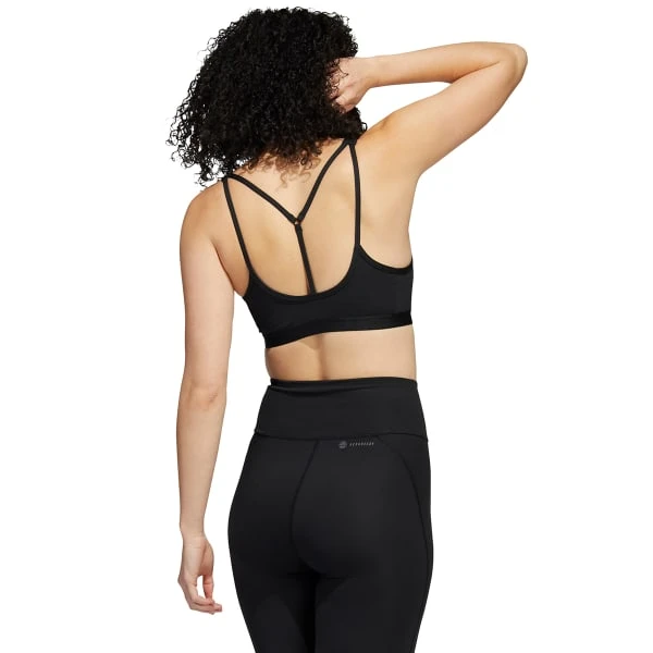 ADIDAS Women's Yoga Essentials Medium Impact Sports Bra 4 ADIDAS Women's Yoga Essentials Medium Impact Sports Bra - Image 4