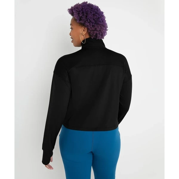CHAMPION Women's Soft Touch Quarter-Zip Pullover 2 CHAMPION Women's Soft Touch Quarter-Zip Pullover - Image 2