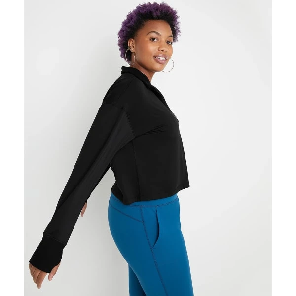 CHAMPION Women's Soft Touch Quarter-Zip Pullover 4 CHAMPION Women's Soft Touch Quarter-Zip Pullover - Image 4