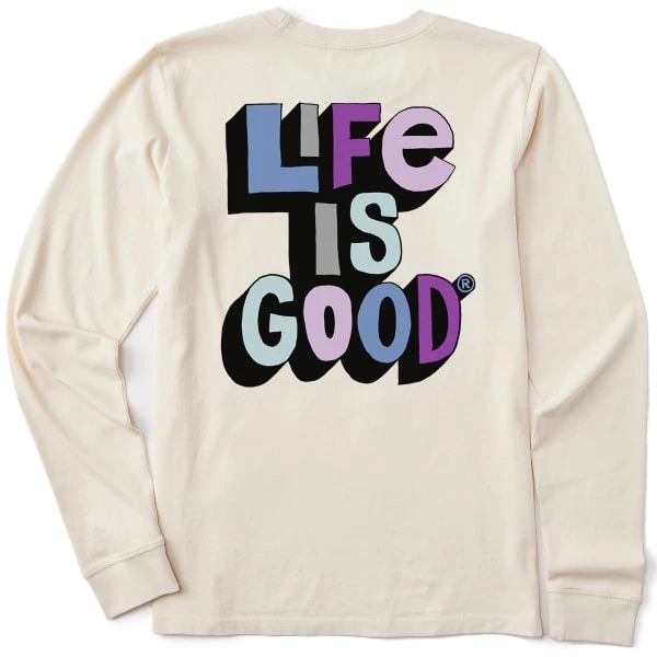 LIFE IS GOOD Women's Freestyle Crusher-Lite Long Sleeve Graphic Tee 2 LIFE IS GOOD Women's Freestyle Crusher-Lite Long Sleeve Graphic Tee - Image 2