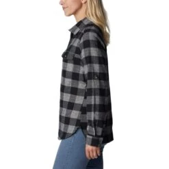 COLUMBIA Women's Pine Street Stretch Flannel -Nicestyle Shop 2082021 001 alt2