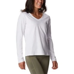 COLUMBIA Women's Sapphire Point Long-Sleeve Shirt -Nicestyle Shop 2082022 101 alt3