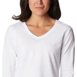 COLUMBIA Women's Sapphire Point Long-Sleeve Shirt -Nicestyle Shop 2082022 101 alt4