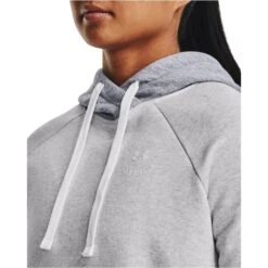 UNDER ARMOUR Women's UA Rival Fleece Colorblock Hoodie -Nicestyle Shop 2082348 002 alt4