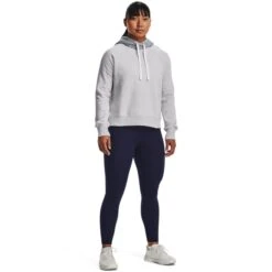 UNDER ARMOUR Women's UA Rival Fleece Colorblock Hoodie -Nicestyle Shop 2082348 002 alt5
