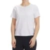 SPYDER Women's Short Sleeve Crop Tee W/ Back Opening & Mesh Insert