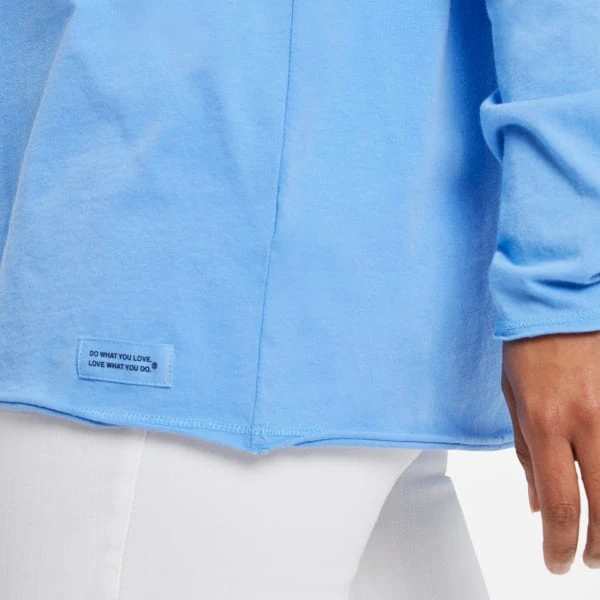 LIFE IS GOOD Women's Positive Sun Long-Sleeve Crusher Lite Hooded Tee 3 LIFE IS GOOD Women's Positive Sun Long-Sleeve Crusher Lite Hooded Tee - Image 3