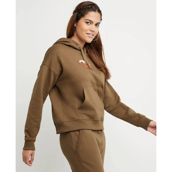 CHAMPION Women's Powerblend Graphic Hoodie 4 CHAMPION Women's Powerblend Graphic Hoodie - Image 4