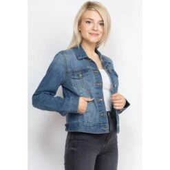 ASHLEY VINTAGE CHARM BY 26 Juniors’ Denim Jacket -Nicestyle Shop 2083864 403 alt2