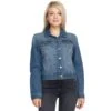 ASHLEY VINTAGE CHARM BY 26 Juniors’ Denim Jacket