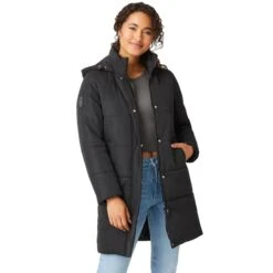 FREE COUNTRY Women's FreeCycle Lansby Long Puffer Jacket 7 FREE COUNTRY Women's FreeCycle Lansby Long Puffer Jacket -Nicestyle Shop 2084089 001 alt2