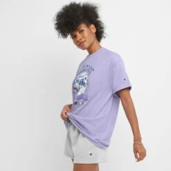 CHAMPION Women's Classic Short-Sleeve Loose Tee -Nicestyle Shop 2084216 508 alt2