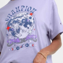CHAMPION Women's Classic Short-Sleeve Loose Tee -Nicestyle Shop 2084216 508 alt3