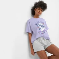 CHAMPION Women's Classic Short-Sleeve Loose Tee -Nicestyle Shop 2084216 508 alt4