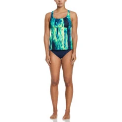 NIKE Women's Crossback Two-Piece Tankini Set -Nicestyle Shop 2084429 430 alt5