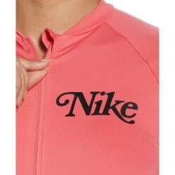 NIKE Women's Logo Zip Long-Sleeve Hydroguard -Nicestyle Shop 2084434 804 alt2