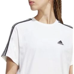 ADIDAS Women's Essentials Single Jersey Short-Sleeve Crop -Nicestyle Shop 2084514 101 alt4