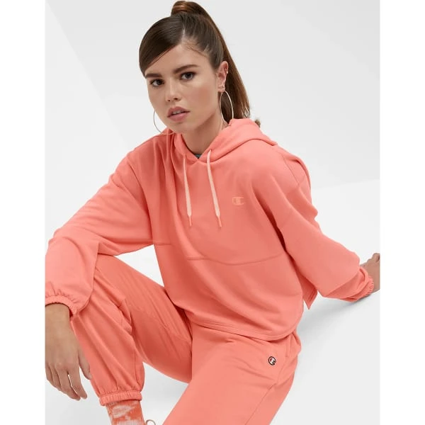 CHAMPION Women's Soft Touch Sweats Hoodie 5 CHAMPION Women's Soft Touch Sweats Hoodie - Image 5