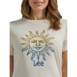 LEE Women's Sun Graphic Short-Sleeve Tee -Nicestyle Shop 2085625 701 alt2