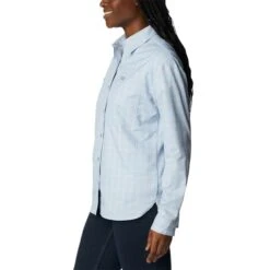 COLUMBIA Women's Silver Ridge Utility Long-Sleeve Shirt -Nicestyle Shop 2085708 570 alt2