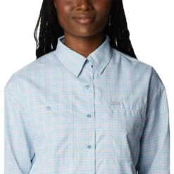 COLUMBIA Women's Silver Ridge Utility Long-Sleeve Shirt -Nicestyle Shop 2085708 570 alt4