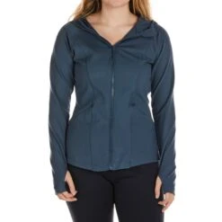 SPYDER Women's Full-Zip Hooded Yoga Jacket W/ Pockets