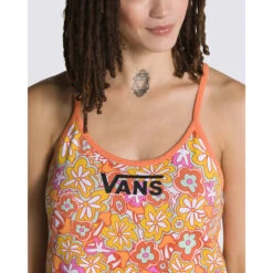 VANS Juniors' Resort Floral Halter Tank Top -Nicestyle Shop 2089361 905 alt2
