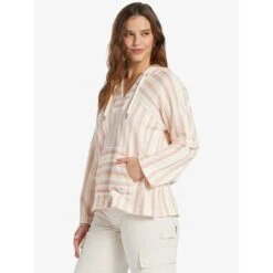 ROXY Juniors' Wild And Free Poncho Style Hoodie -Nicestyle Shop 2089414 802 alt2