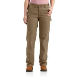 CARHARTT Women's 102080 Rugged Flex Loose Fit Canvas Work Pant 5 CARHARTT Women's 102080 Rugged Flex Loose Fit Canvas Work Pant -Nicestyle Shop 2089808 276 alt2
