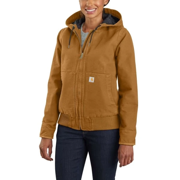 CARHARTT Women's 104053 Loose Fit Washed Duck Insulated Active Jacket 2 CARHARTT Women's 104053 Loose Fit Washed Duck Insulated Active Jacket - Image 2
