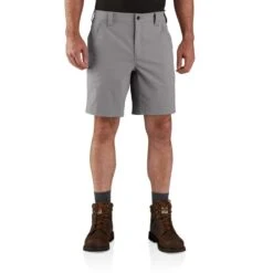 CARHARTT Men's 104198 Force Relaxed Fit Lightweight Ripstop Work Shorts -Nicestyle Shop 2089851 070 alt2