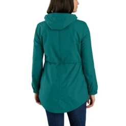 CARHARTT Women's 104221 Rain Defender Relaxed Fit Lightweight Coat -Nicestyle Shop 2090127 450 alt2